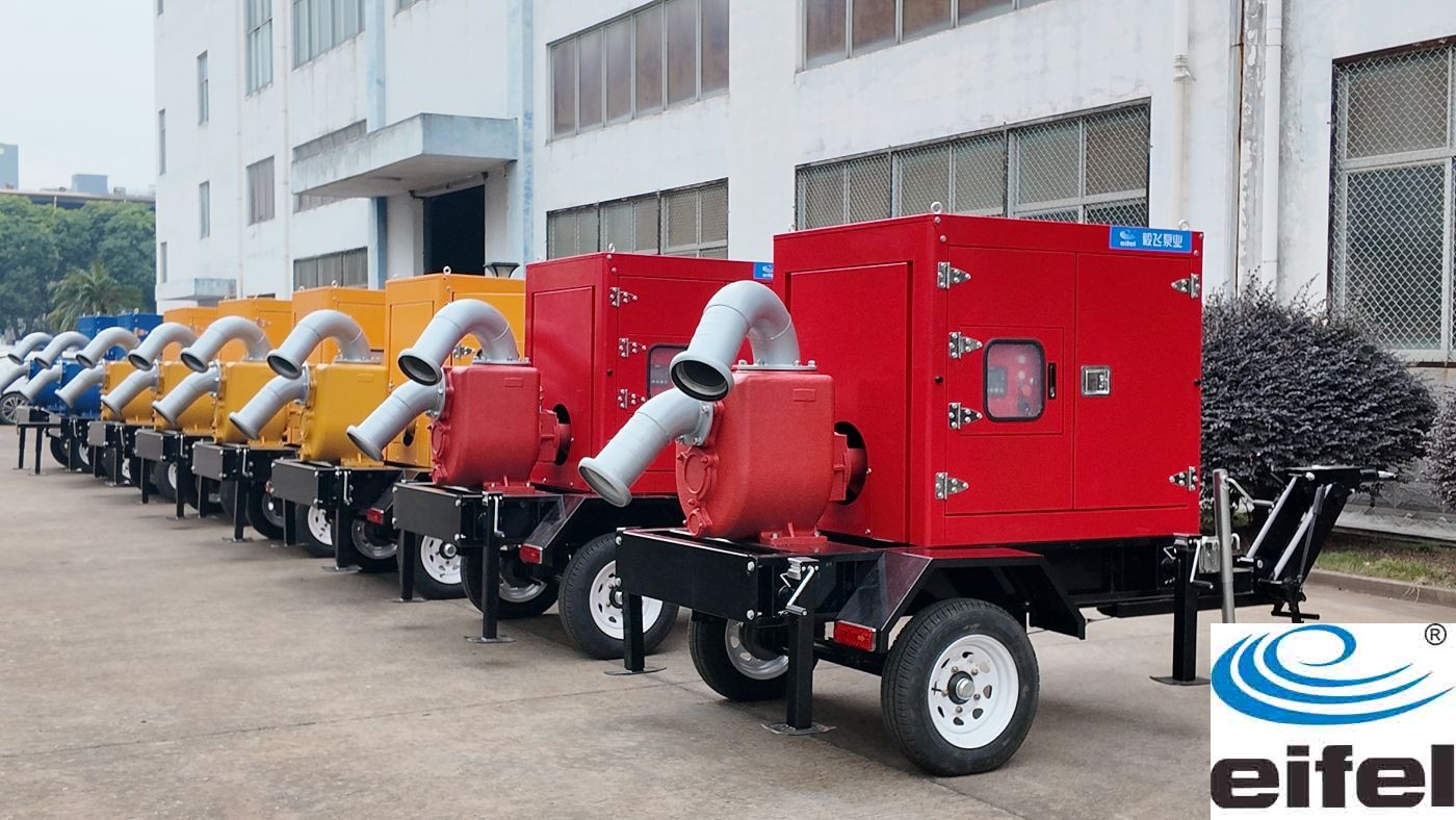 Self-Priming Sewage Pump Trailer Units Delivered to Central Asia