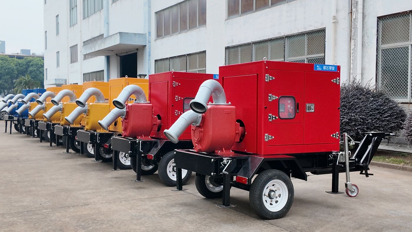 Self-Priming Sewage Pump Trailer Units Delivered to Central Asia