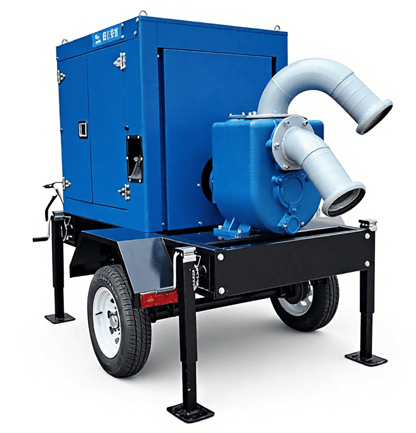 portable diesel water pump